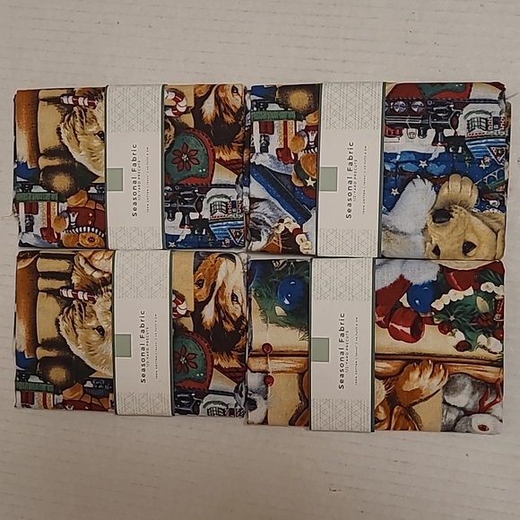 NEW 6 Packs of Pre Cut Seasonal Fabric - Picture 4 of 16